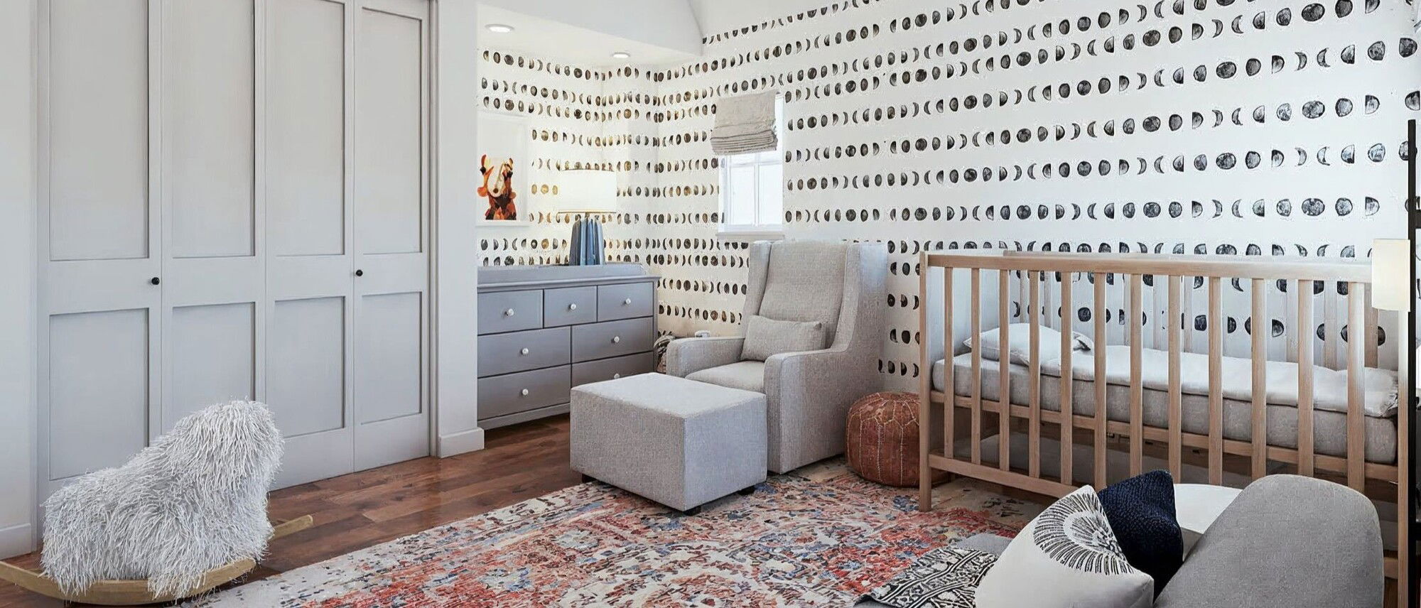  Neutral Eclectic Nursery Design- After Rendering