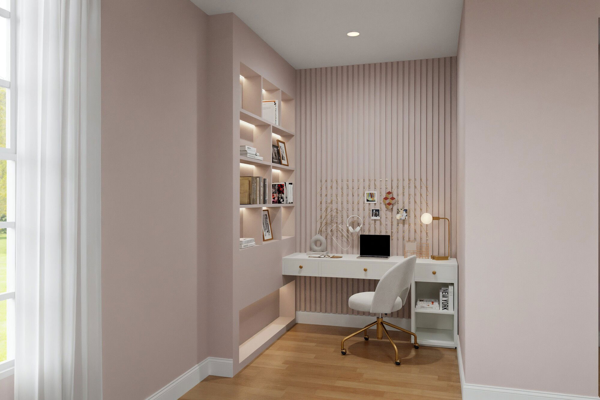 Online Designer Bedroom 3D Model 3