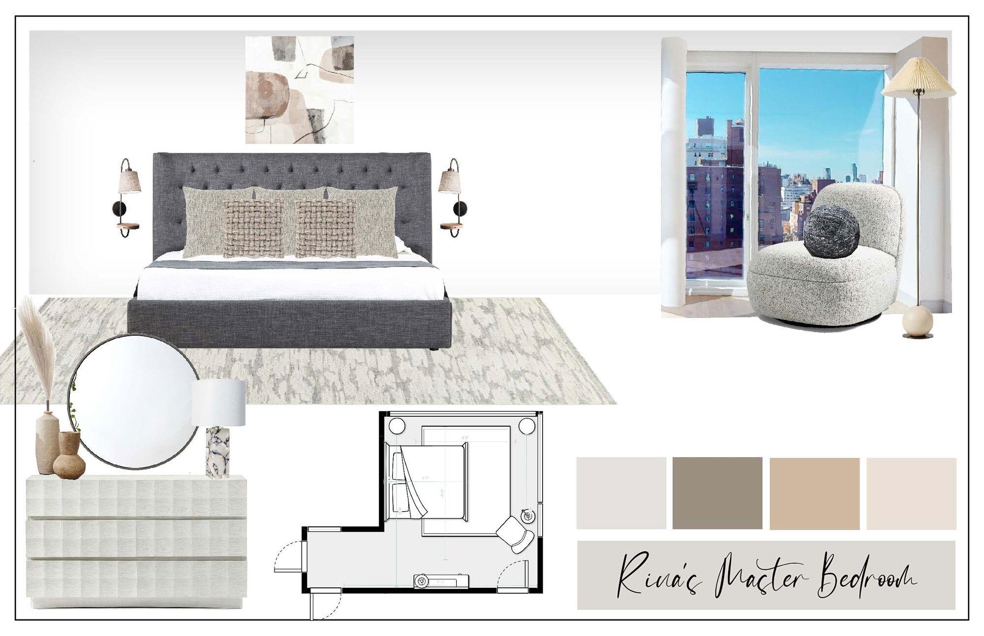 Ideas de diseño interior de dormitorio en línea
