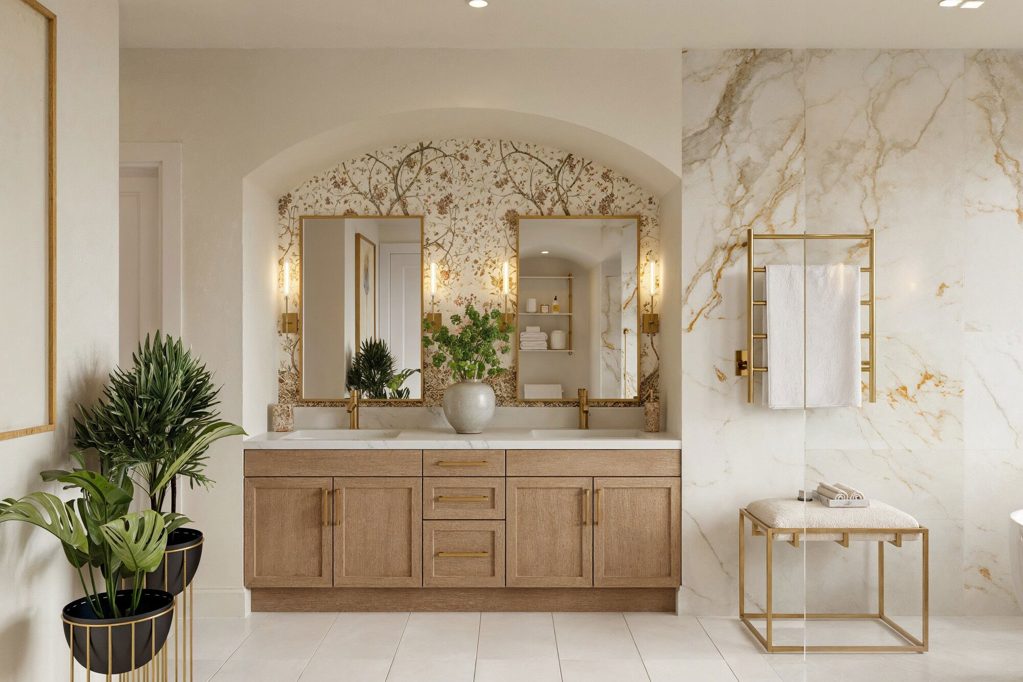 Online Designer Bathroom 3D Model thumbnail3