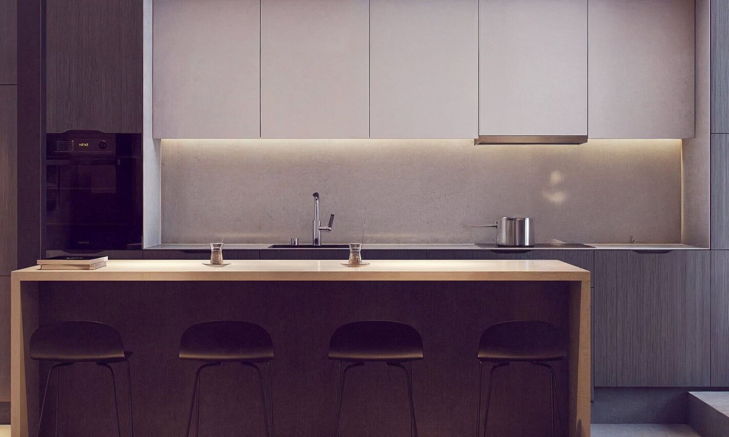 Elegant Contemporary Duplex Renovation by interior designers in Springfield, Massachusetts