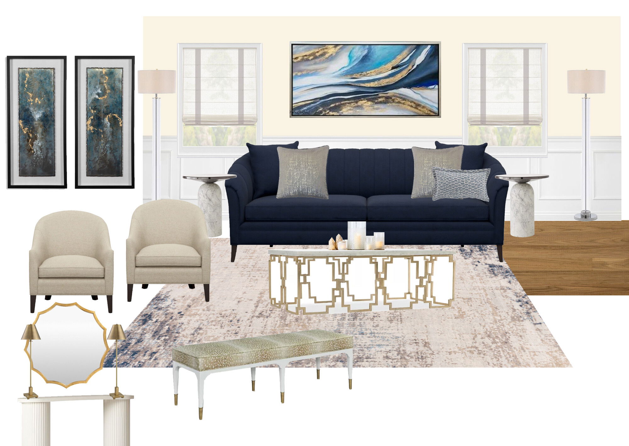 Online Designer Living Room Interior Design Ideas