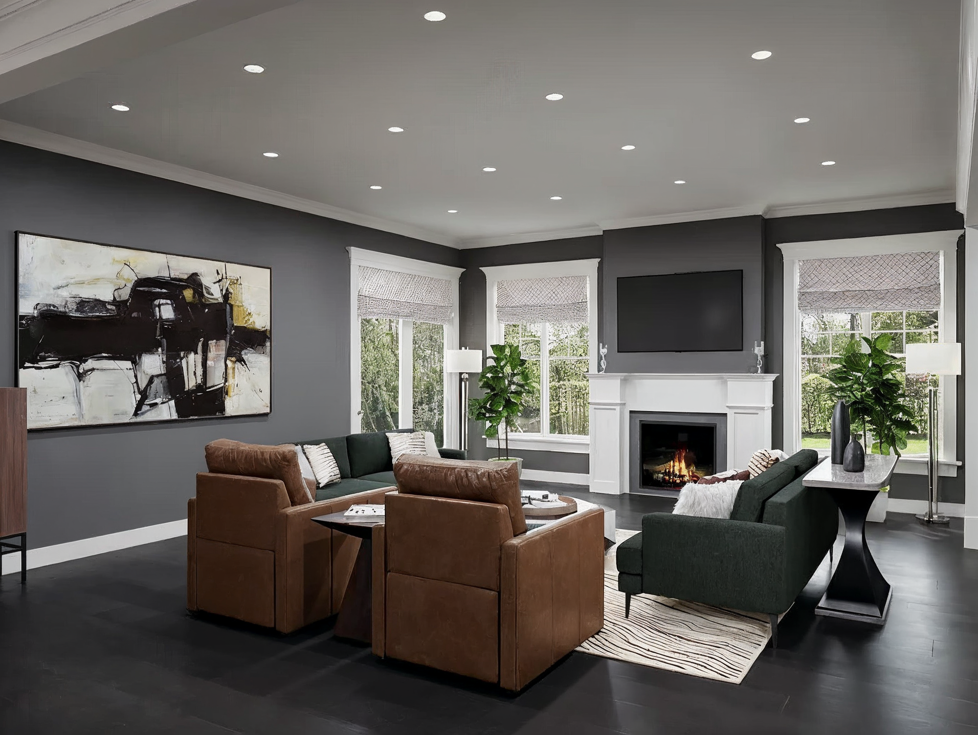 Online Designer Living Room 3D Model 3