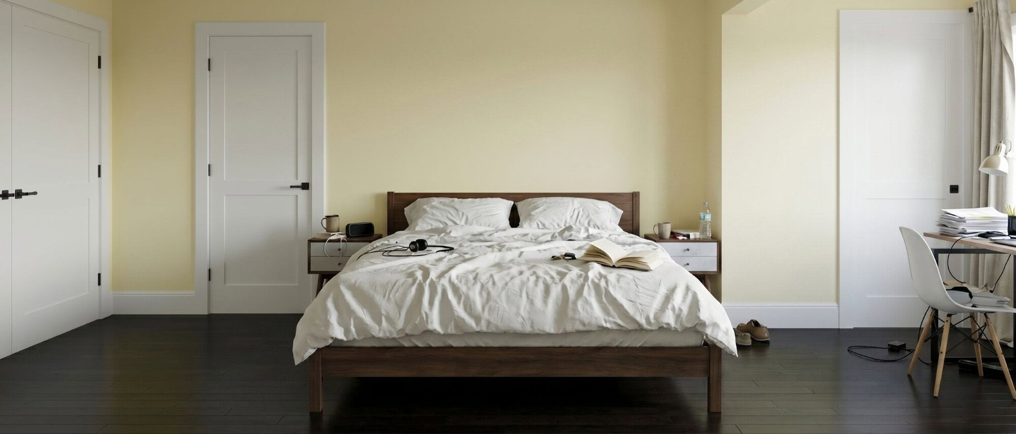 Inviting Modern Bedroom Renovation-Mary Before Photo