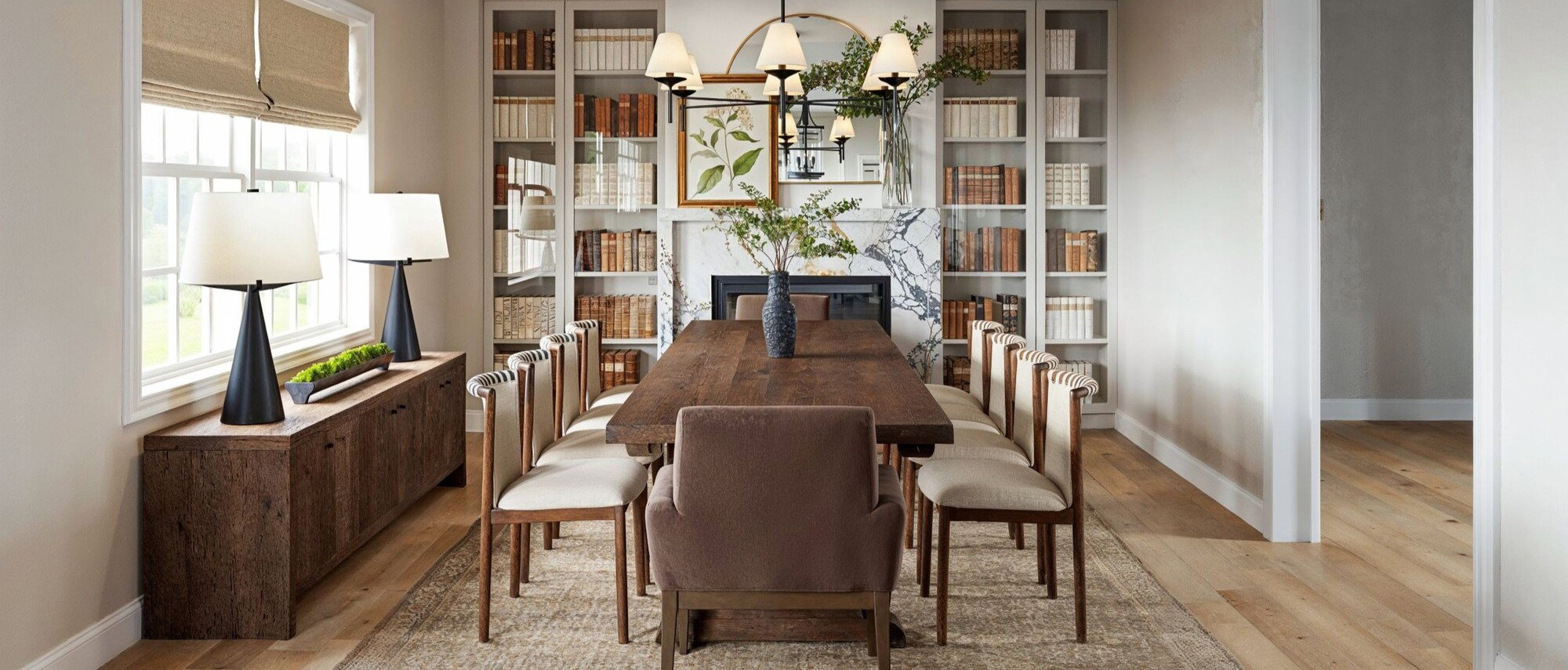 Modern Transitional Kitchen & Dining Remodel by top Akron interior designers