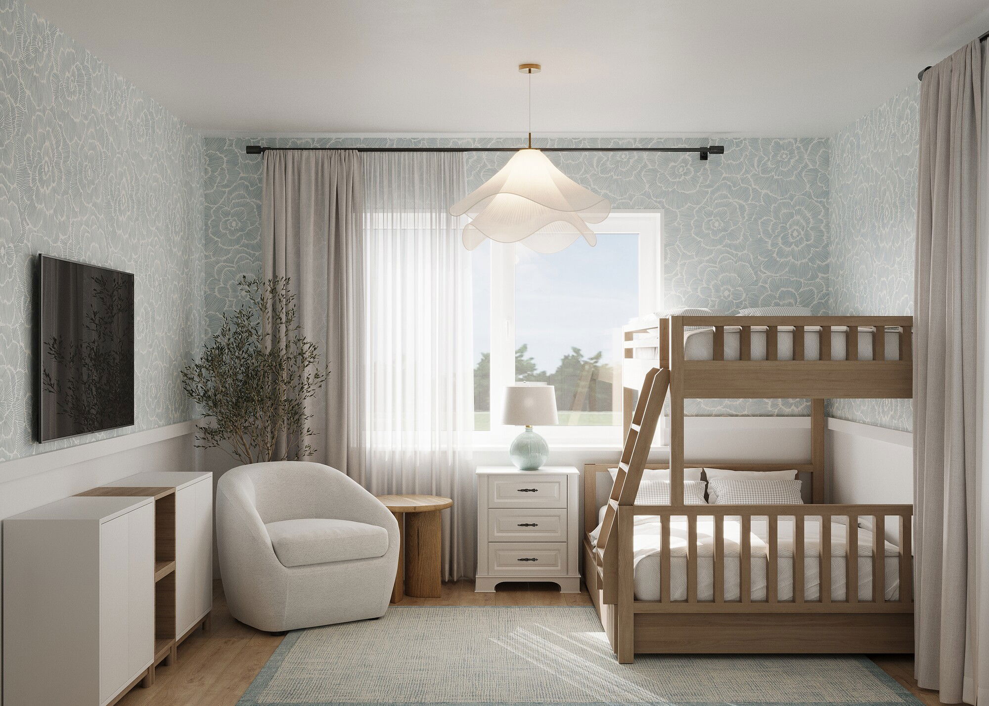 Online Designer Bedroom 3D Model 2