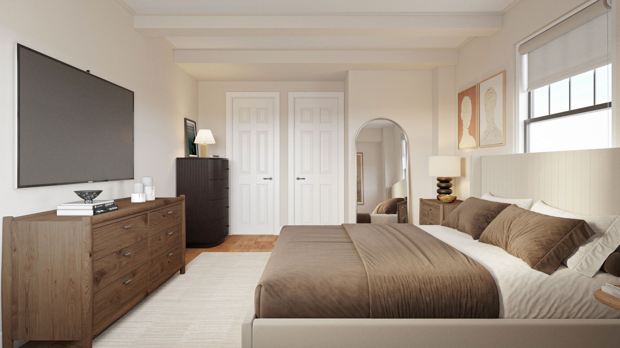 Online Designer Bedroom 3D Model 1