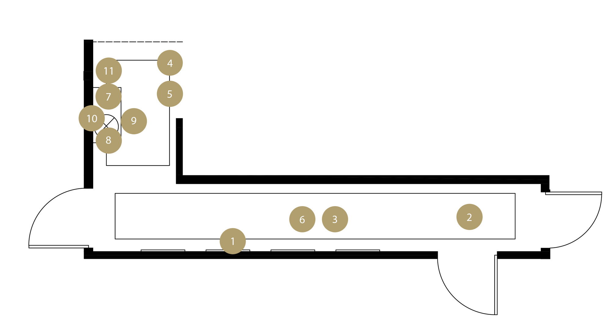 Online Designer Hallway/Entry Floorplan