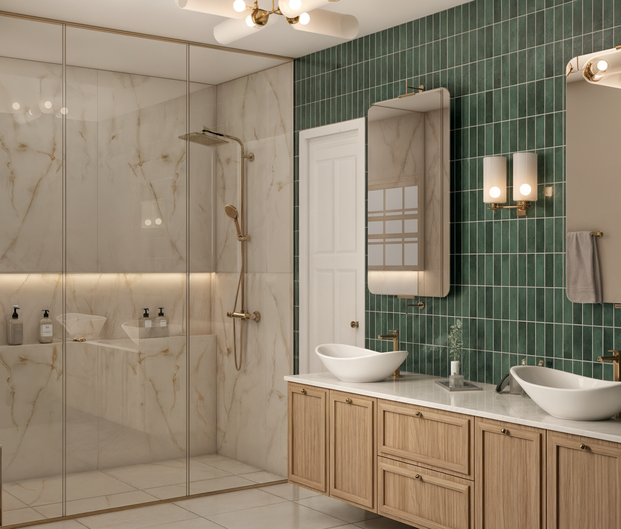 Online Designer Bathroom 3D Model 1