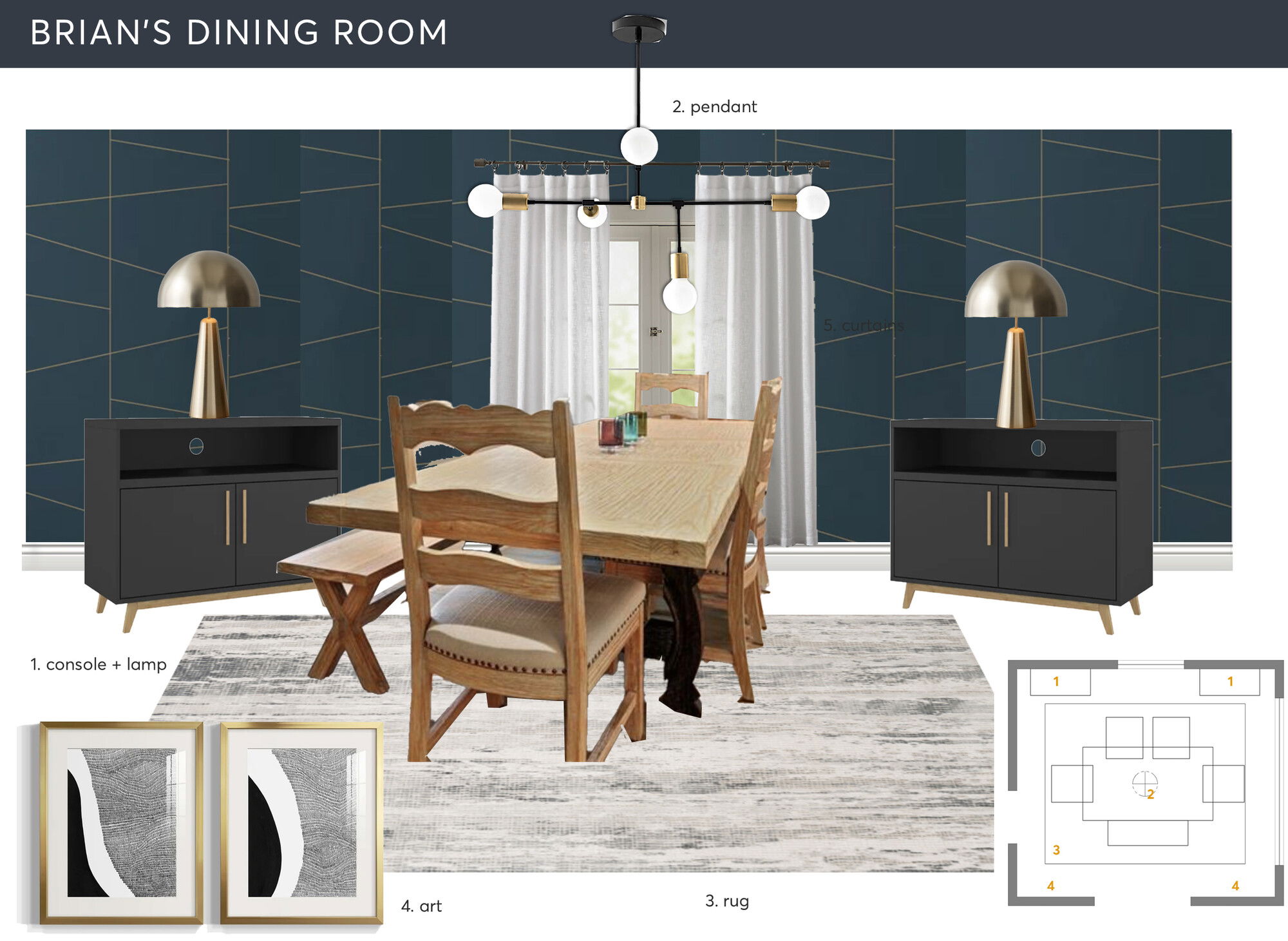 Online Designer Dining Room Interior Design Ideas