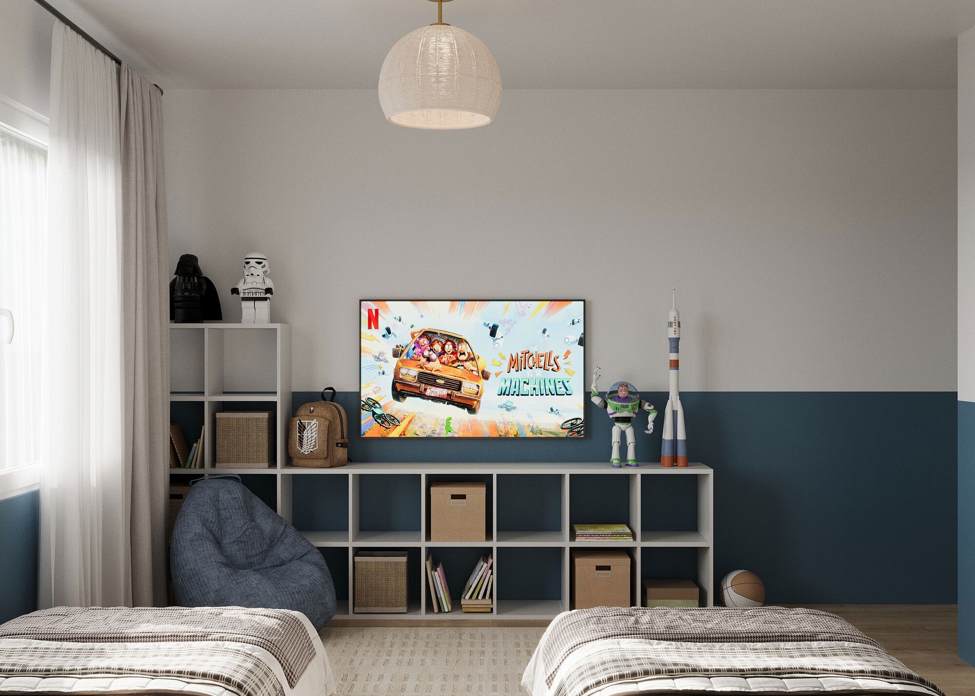 Online Designer Bedroom 3D Model 2