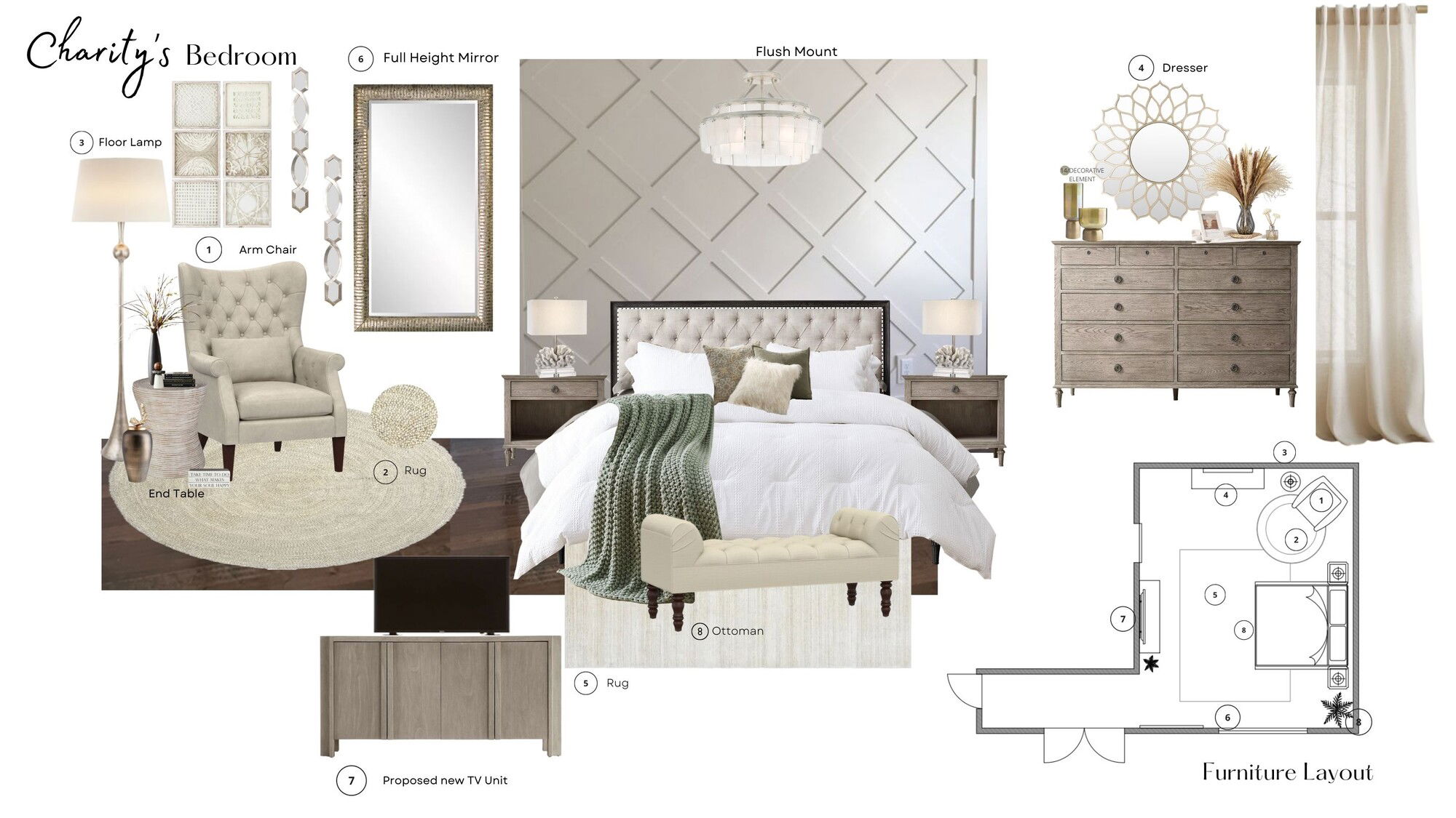 Ideas de diseño interior de dormitorio en línea