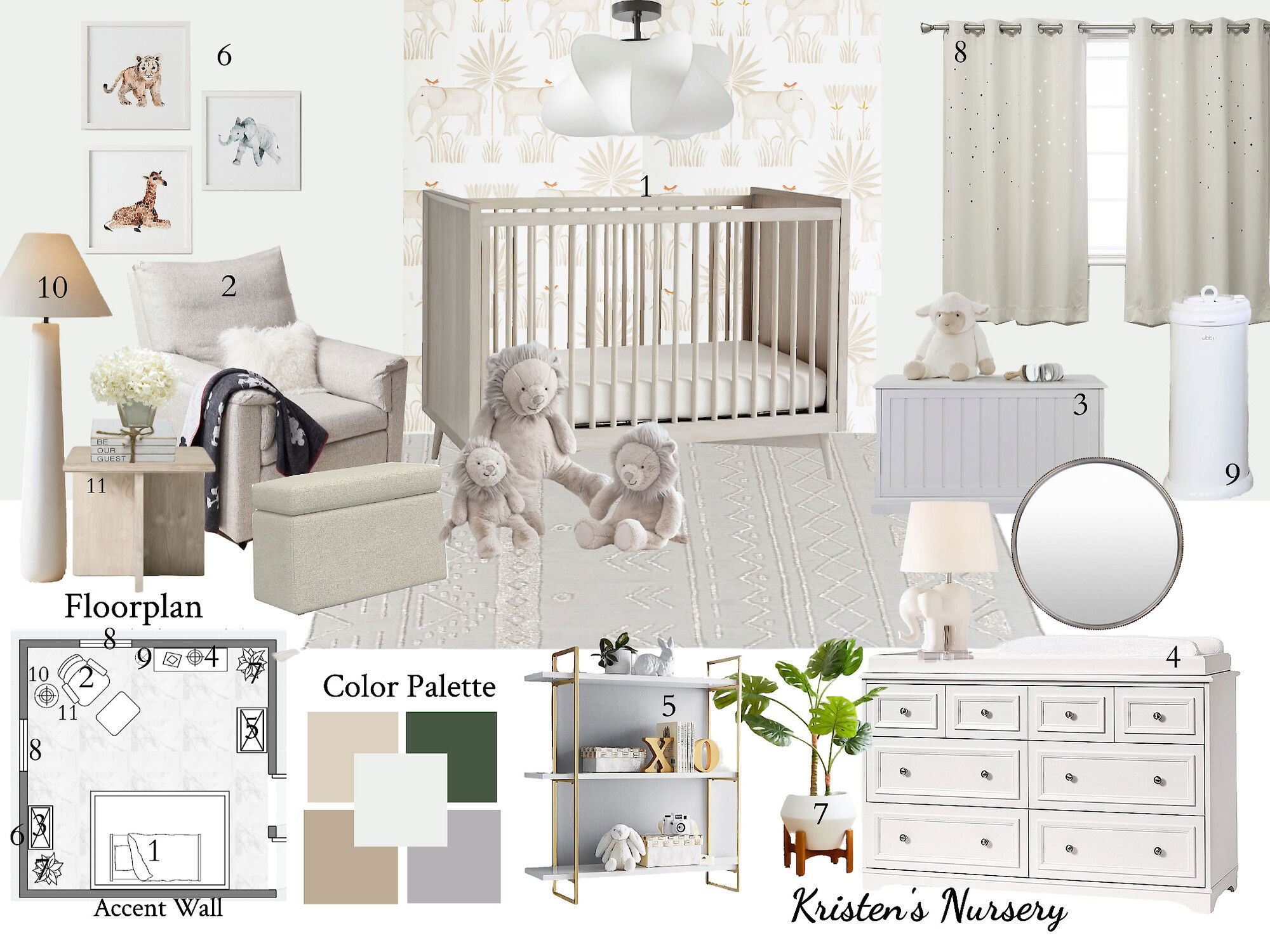 Online Designer Nursery Interior Design Ideas