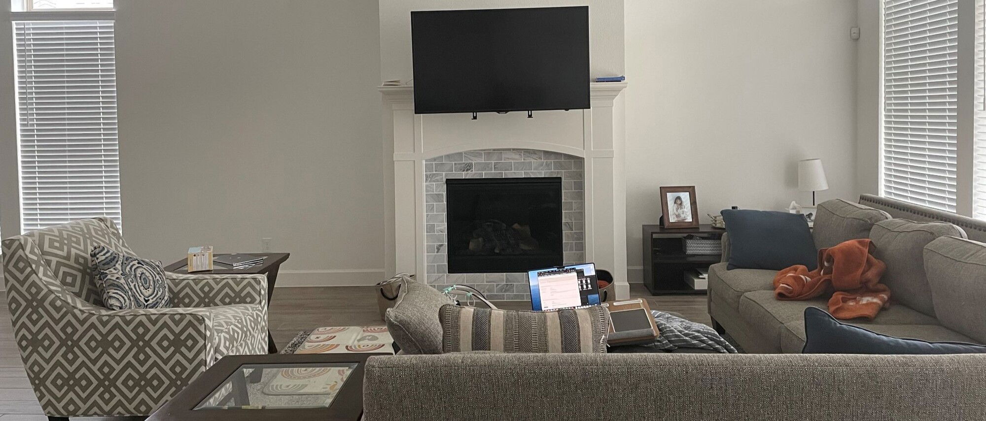 Warm Modern Home with Elegant Natural Touches- Before Photo