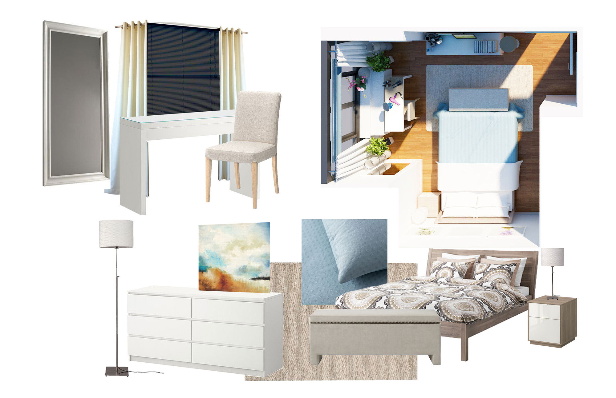 Ideas de diseño interior de dormitorio en línea