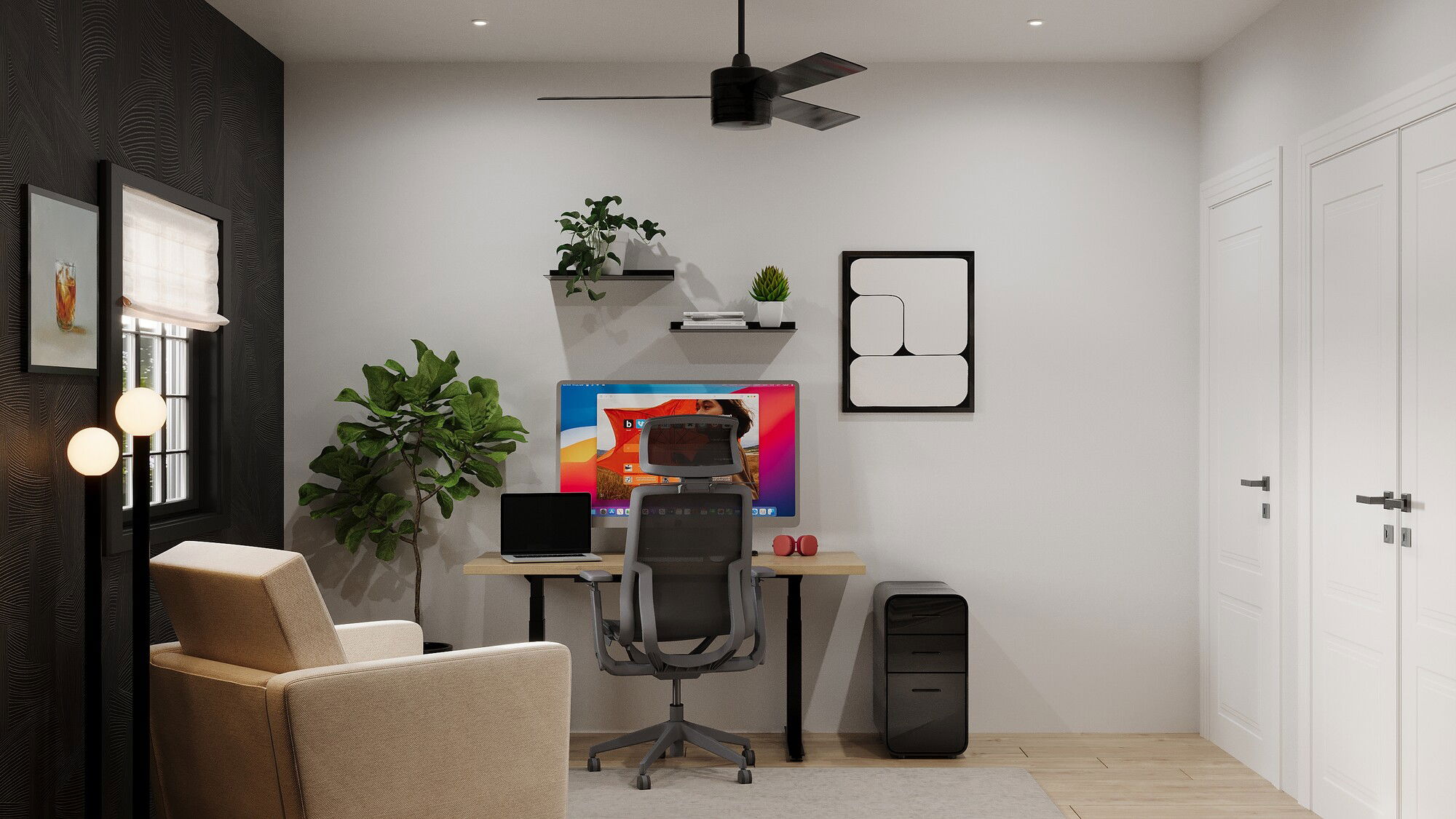 Online Designer Hallway/Entry 3D Model thumbnail1