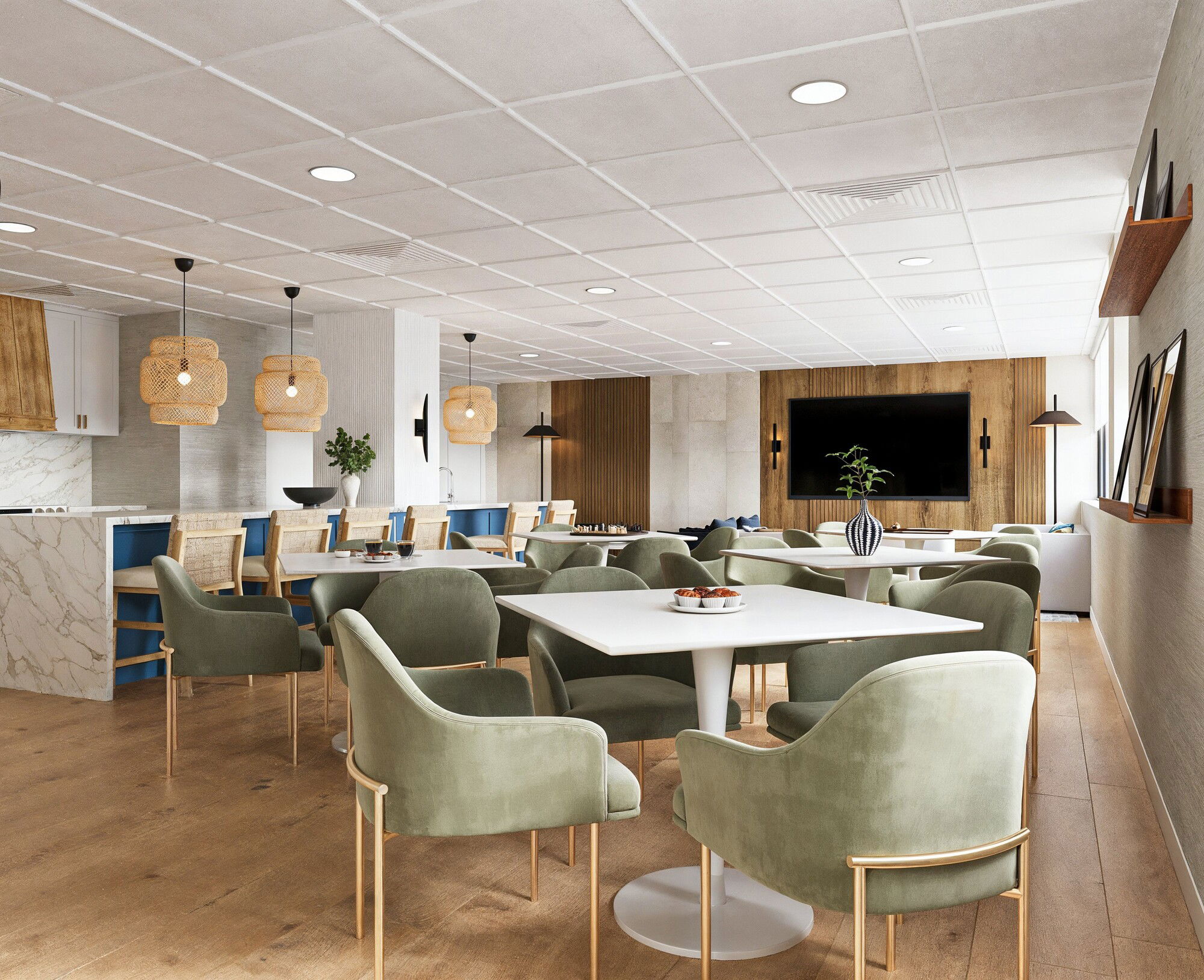 Online Designer Combined Living/Dining 3D Model thumbnail1