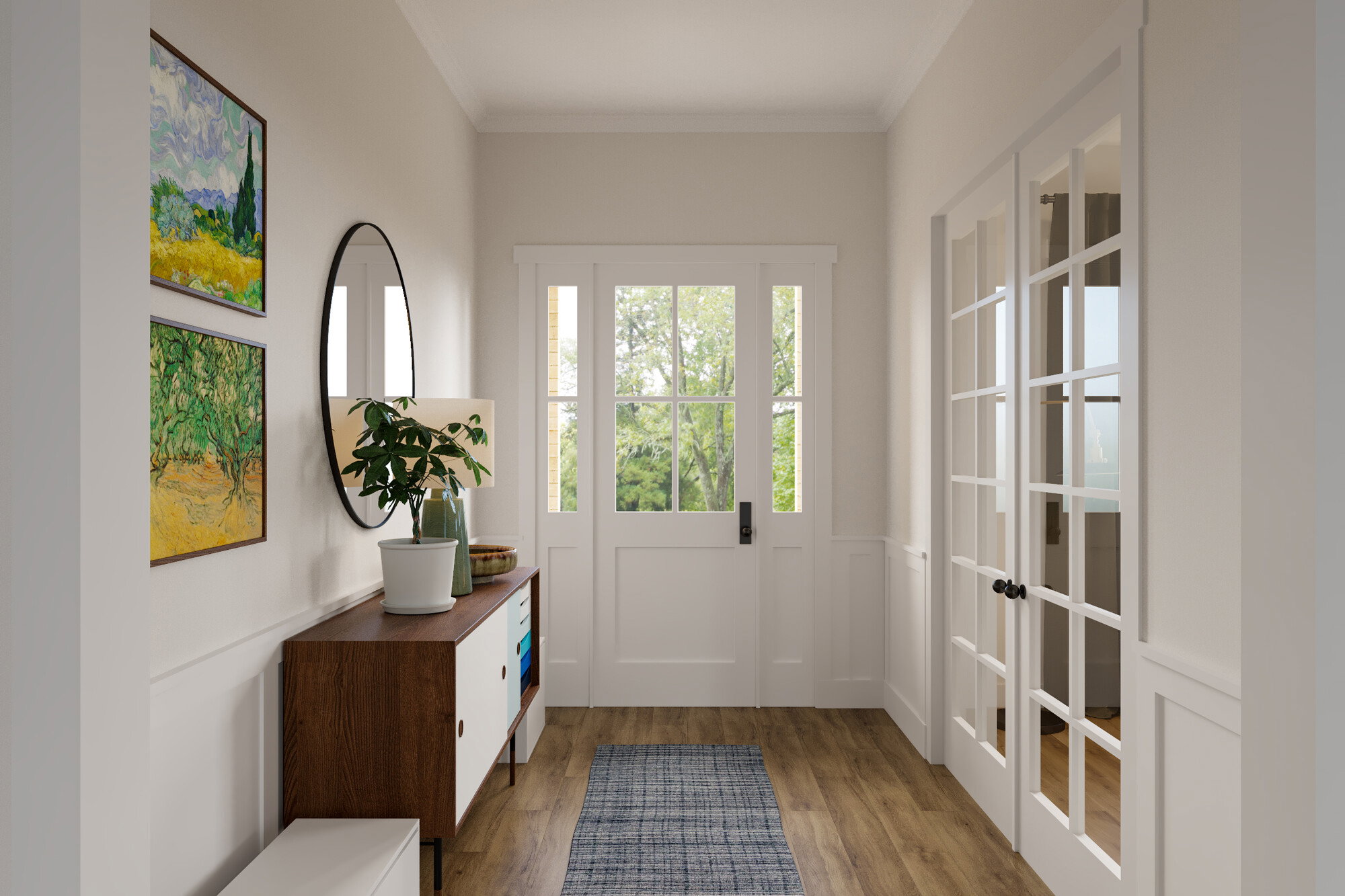 Miniatura del modelo 3D de pasillo/entrada de diseñador en línea 1