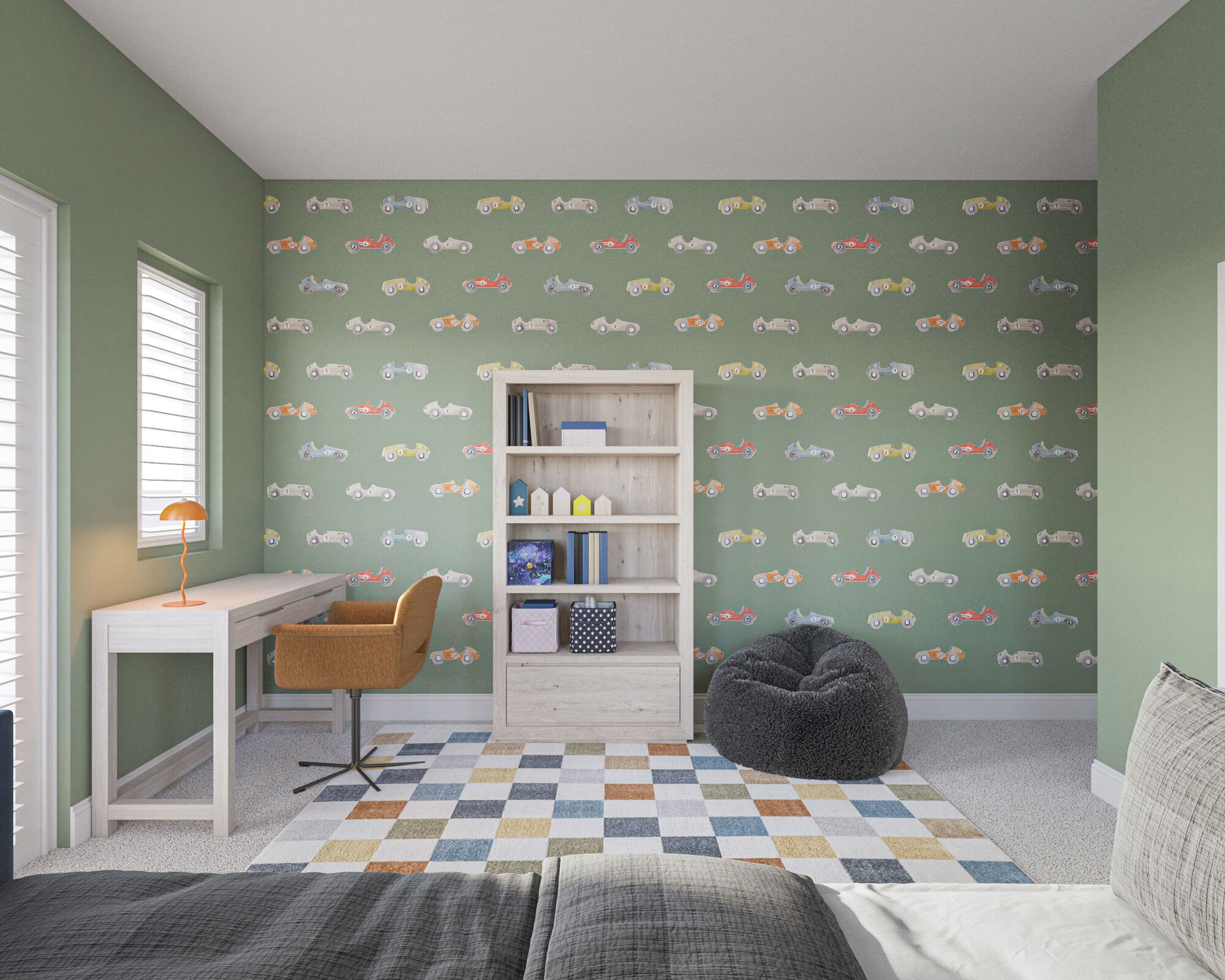 Online Designer Bedroom 3D Model 2