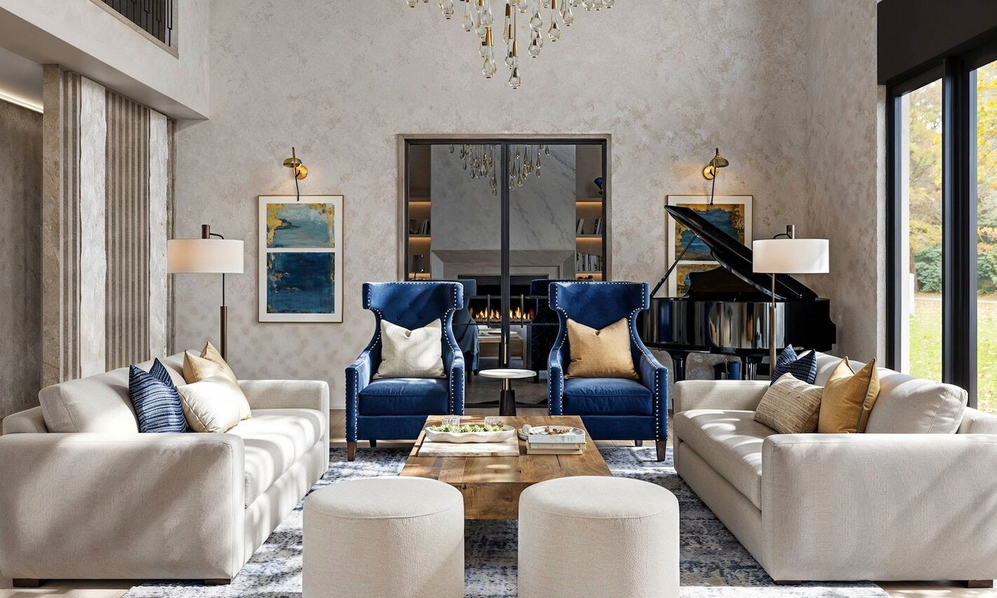 Luxurious Interior Design Renovation by top Hamptons interior designers