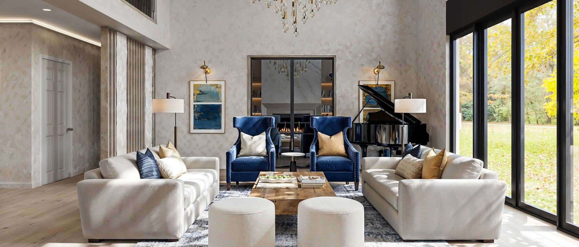 Luxurious Interior Design Renovation by top Hamptons interior designers