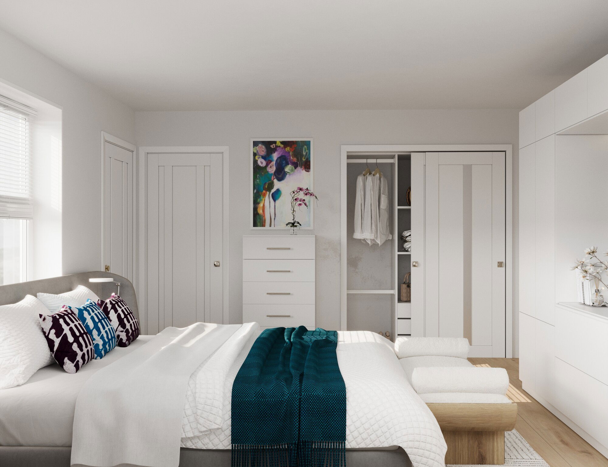 Online Designer Bedroom 3D Model 2