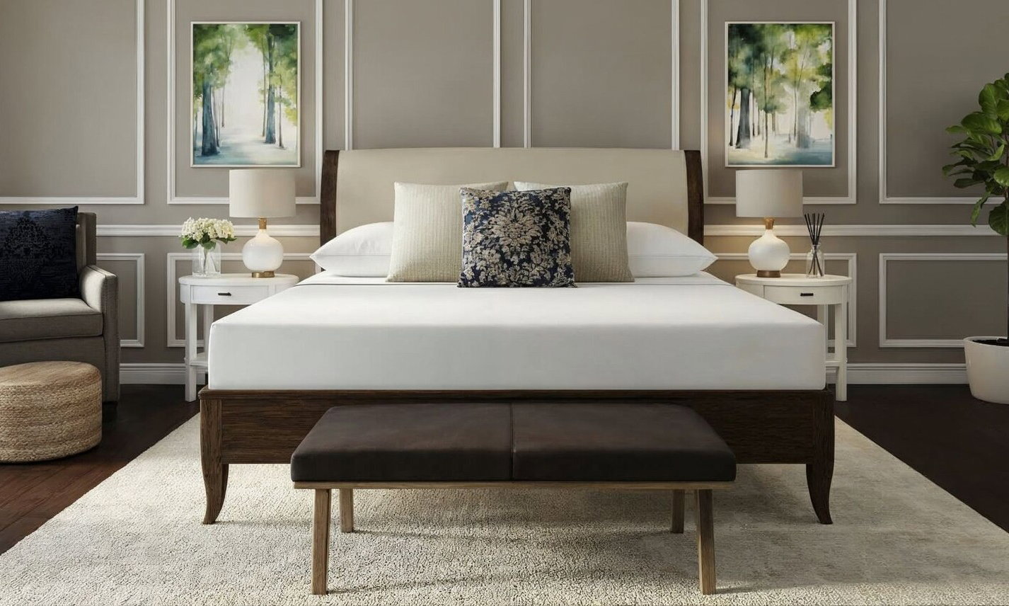 Dormitorio Transitional por diseñadores de interiores asequibles de St. Petersburg