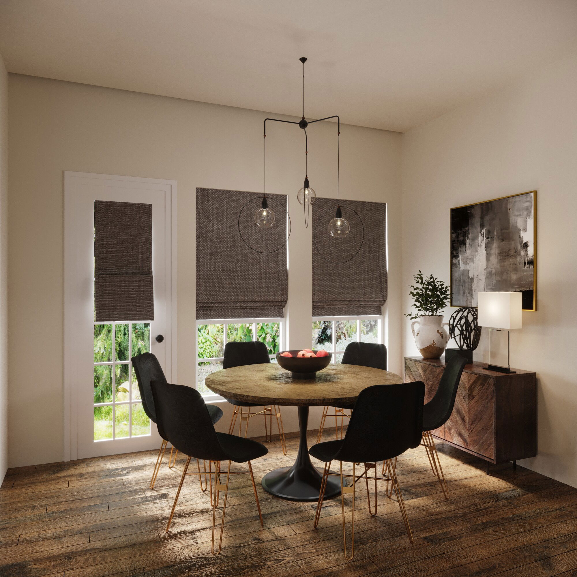 Online Designer Combined Living/Dining 3D Model 3