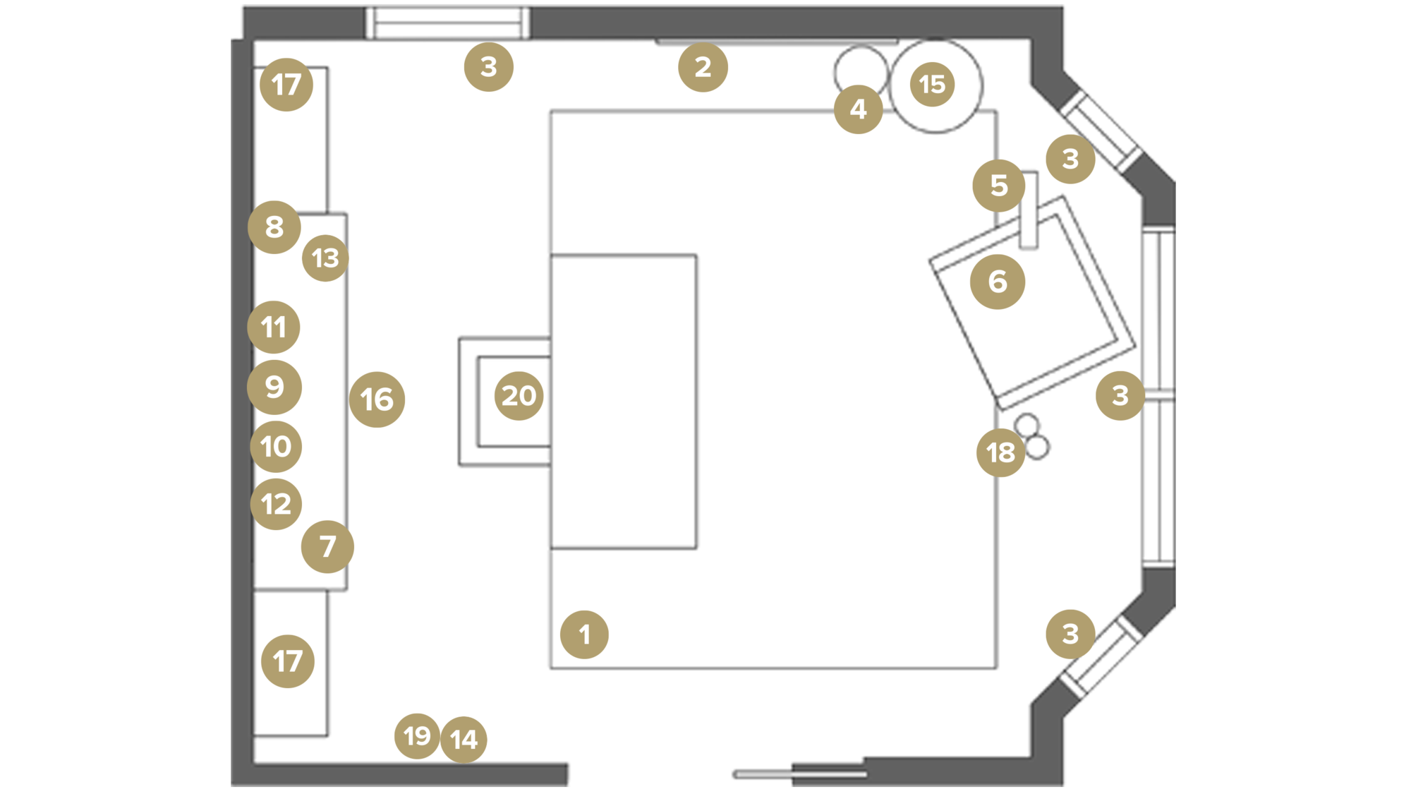 Online Designer Home/Small Office Floorplan