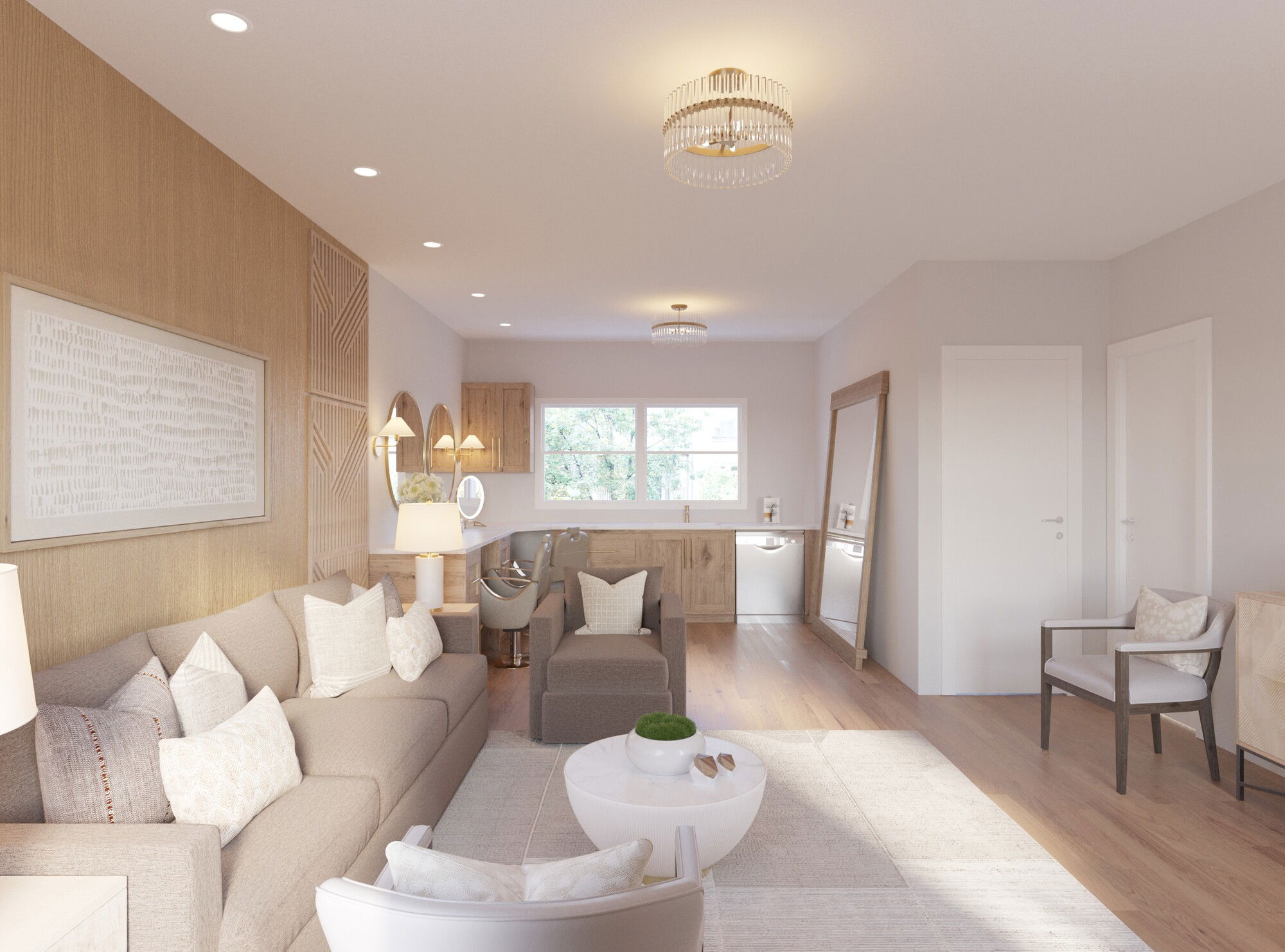 Online Designer Combined Living/Dining 3D Model 3
