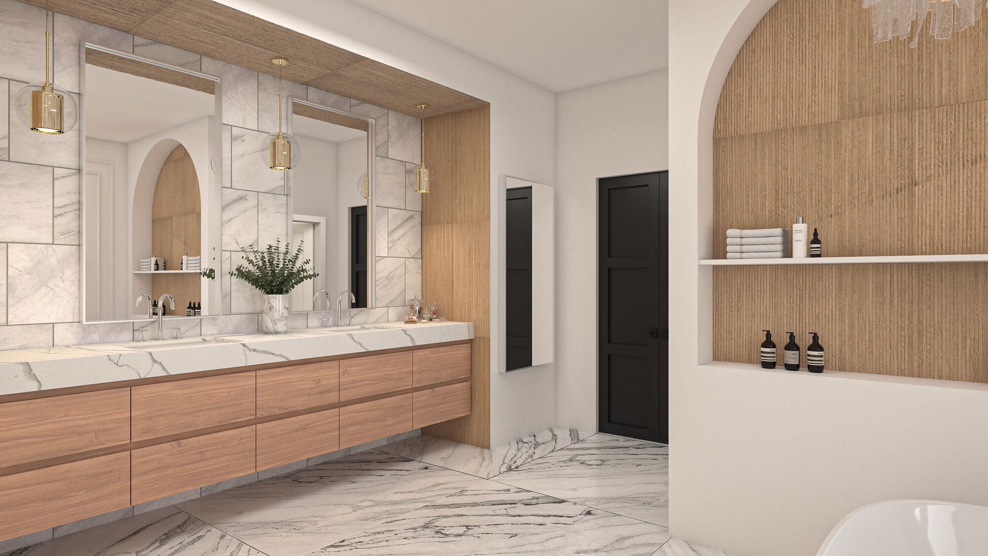 Online Designer Bathroom 3D Model 3