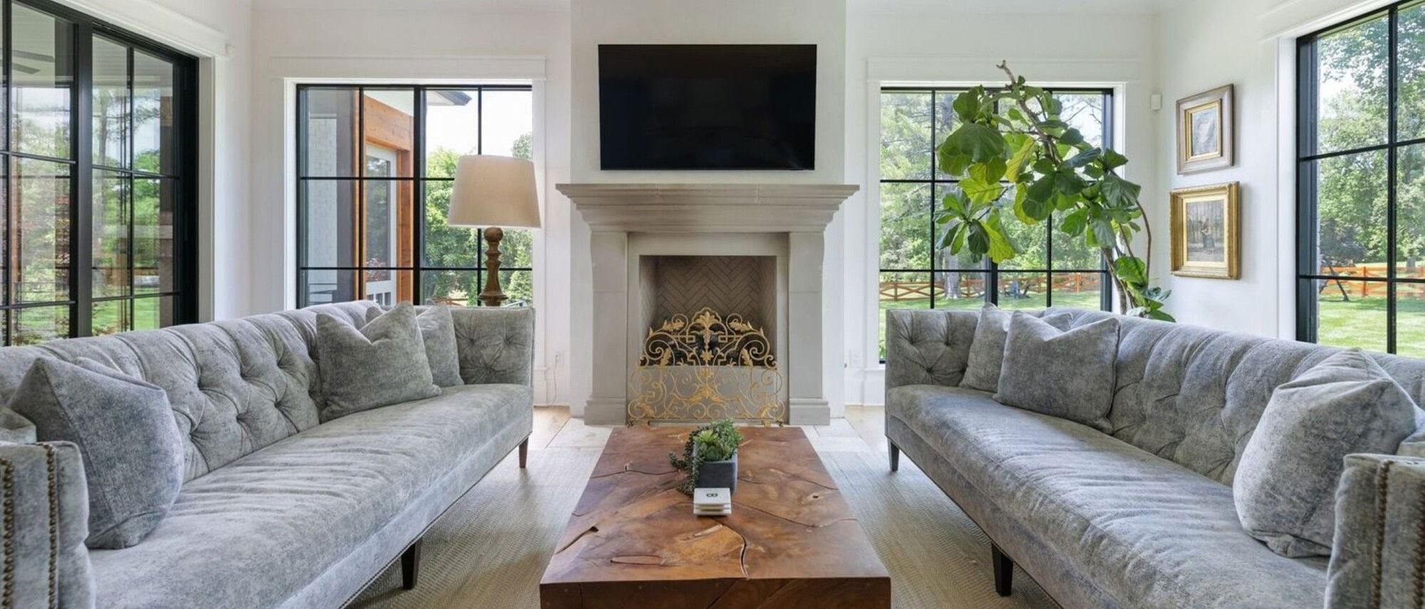 Sophisticated Living Room & Bedroom Remodel- Before Photo