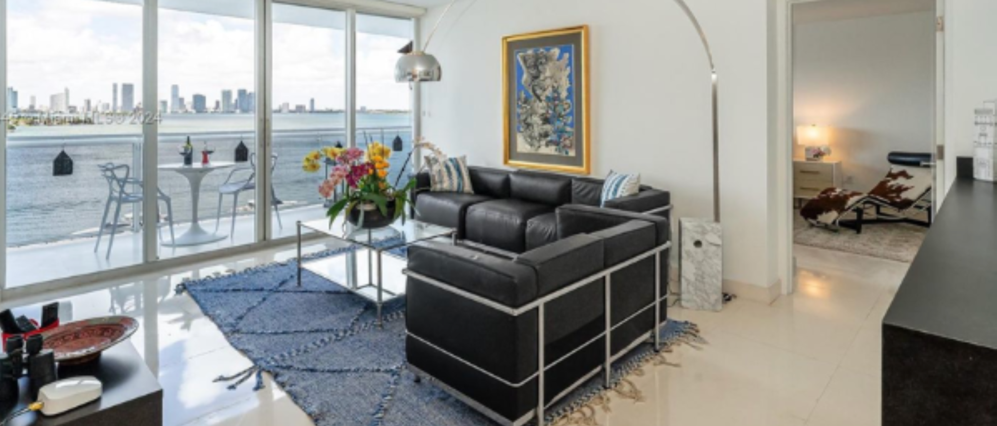 Sophisticated Modern Bayfront Condo Remodel- Before Photo