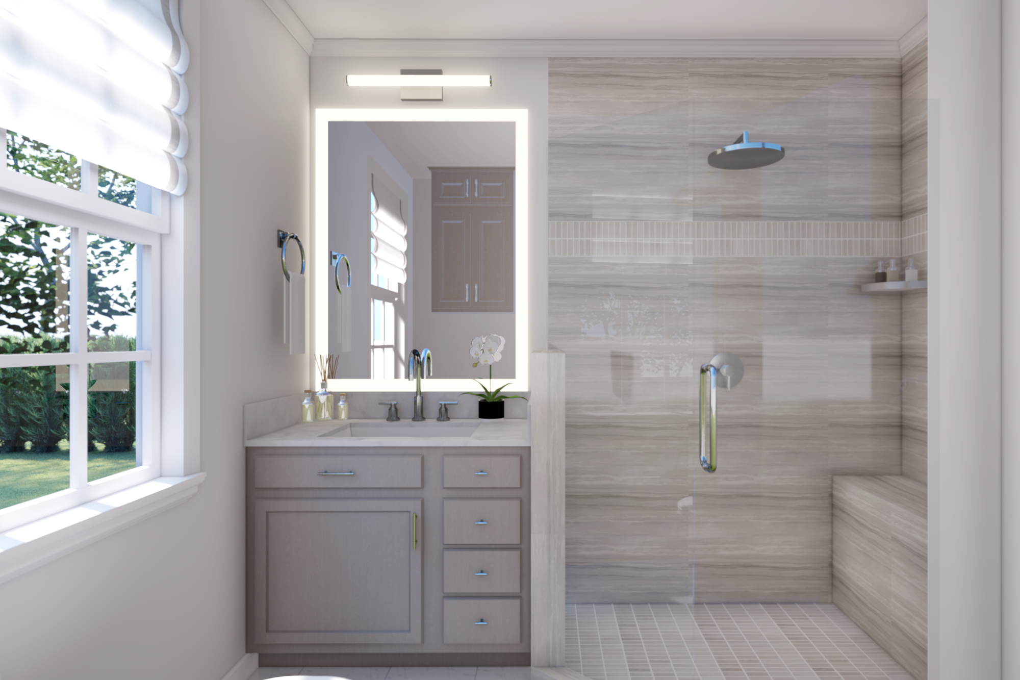 Online Designer Bathroom 3D Model 2