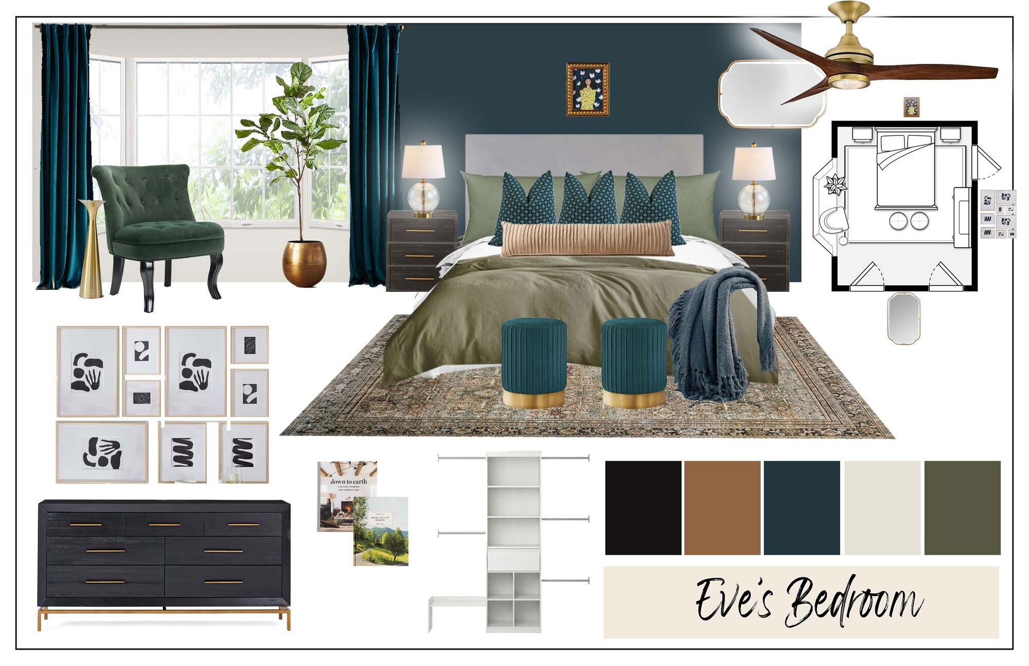 Ideas de diseño interior de dormitorio en línea