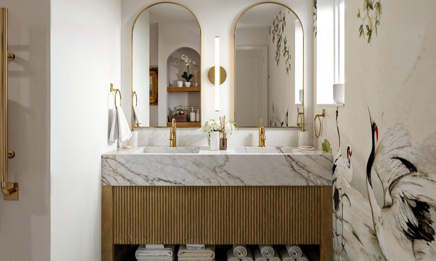 Modern Refreshing Bathroom Interior Design by affordable New York interior designers