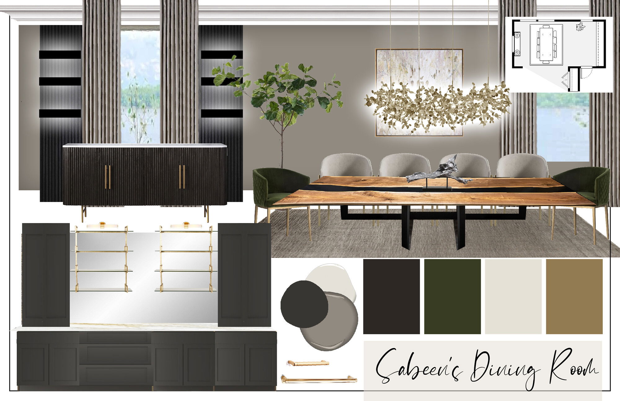 Online Designer Dining Room Interior Design Ideas