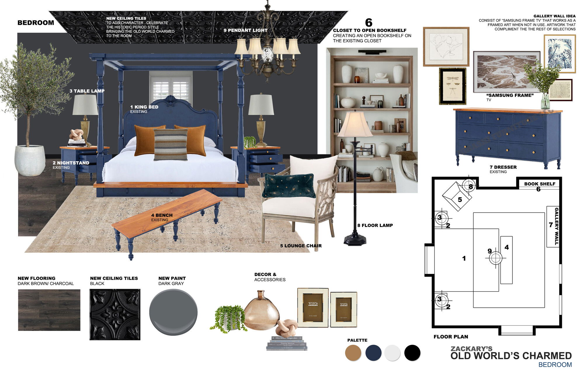 Ideas de diseño interior de dormitorio en línea