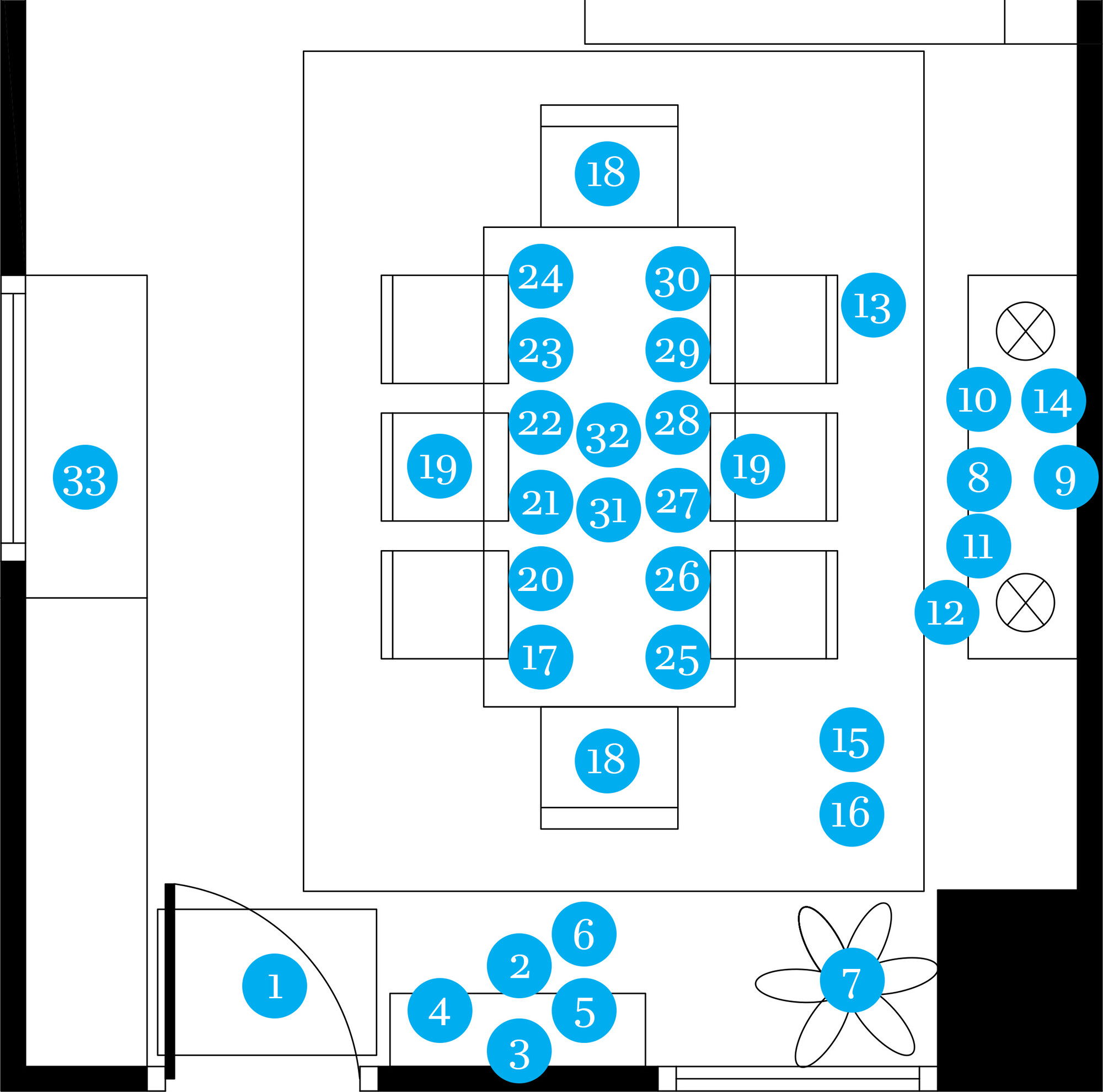 Online Designer Living Room Floorplan
