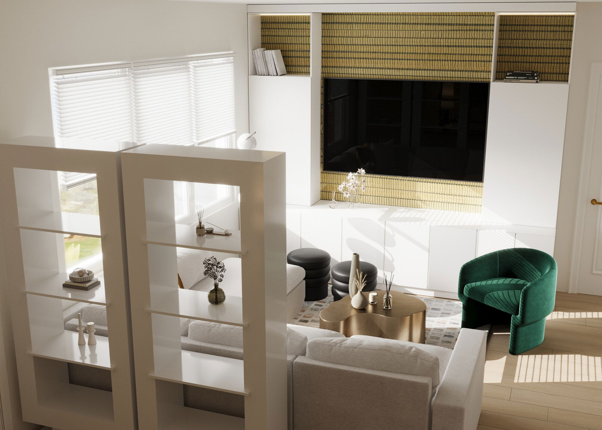 Online Designer Combined Living/Dining 3D Model 3
