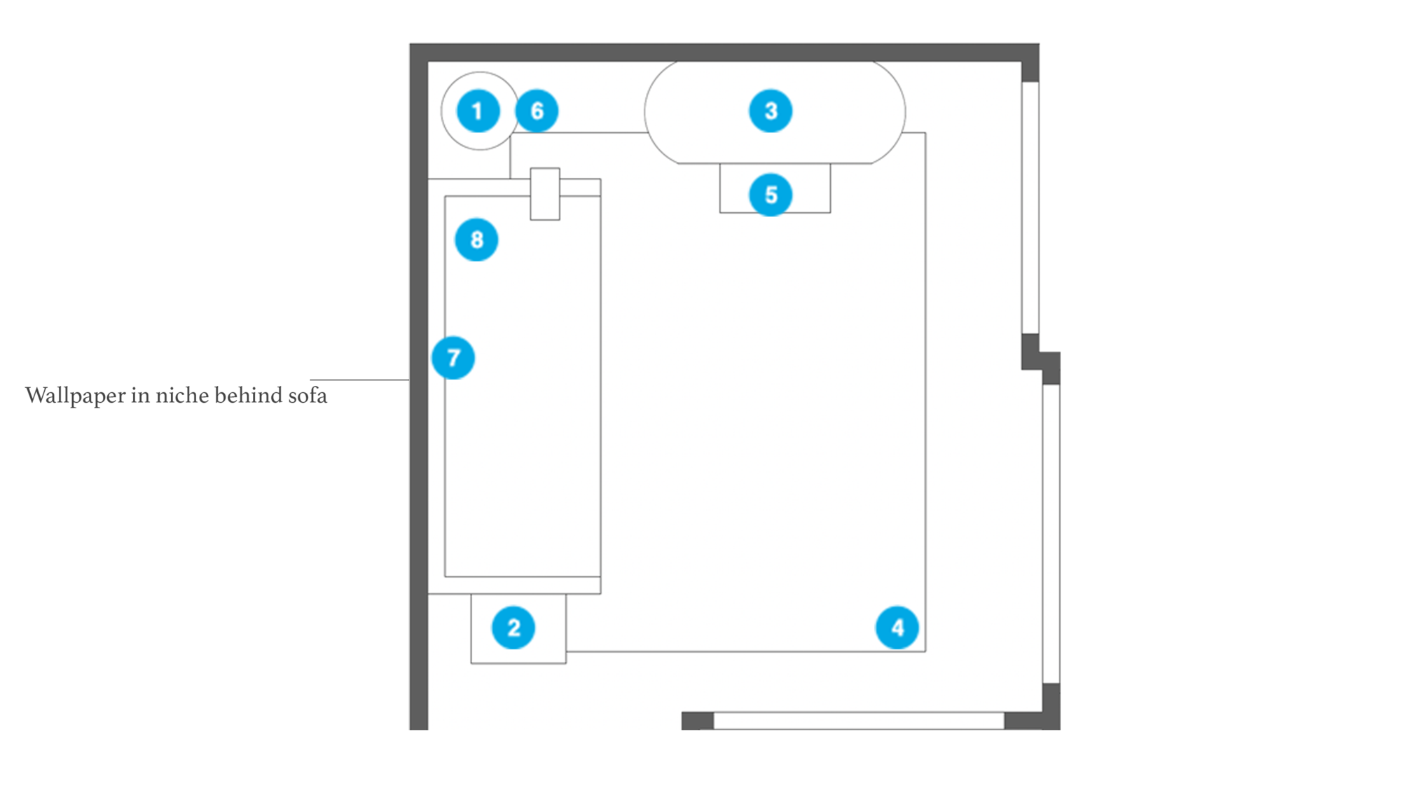 Online Designer Bedroom Floorplan