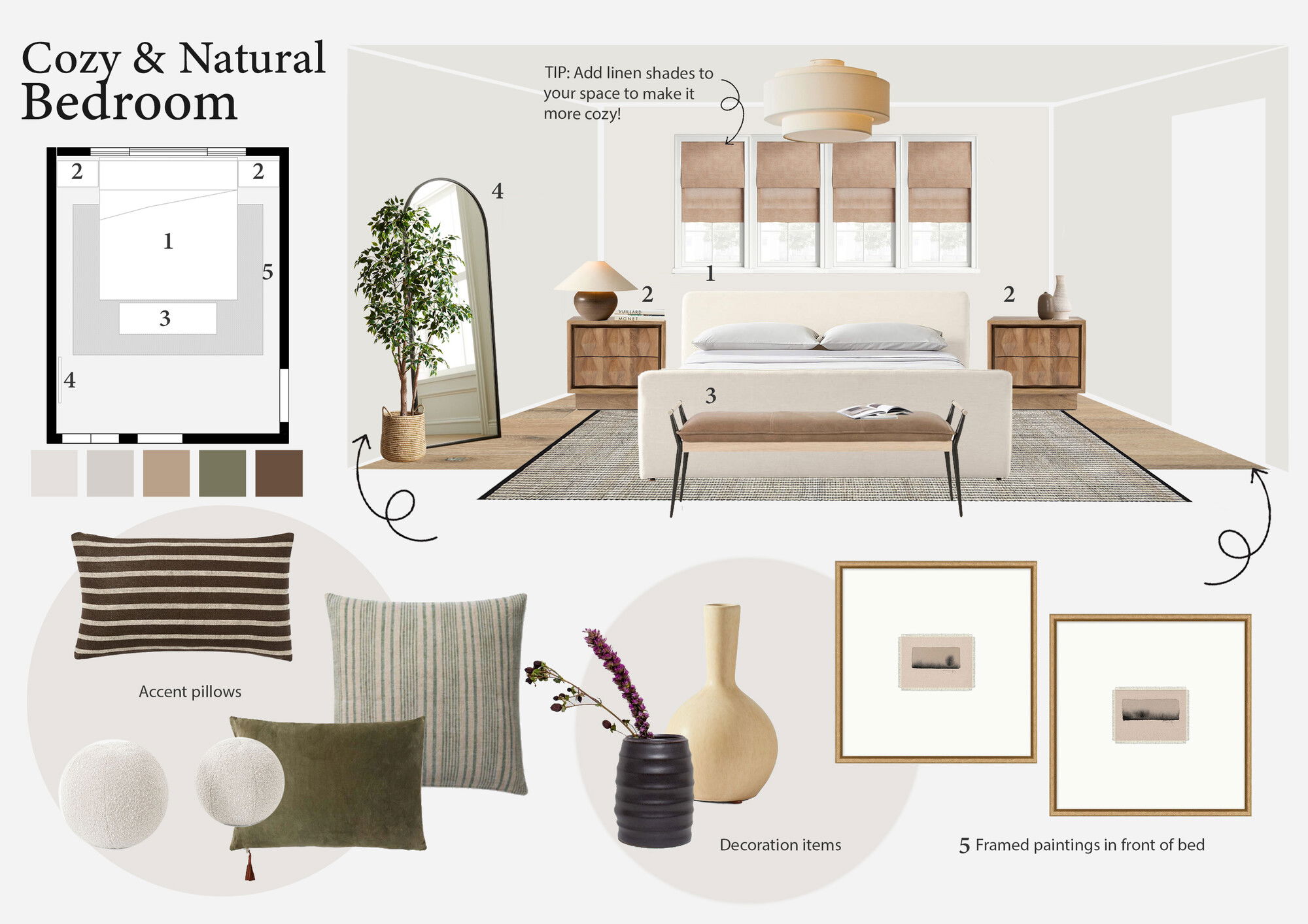 Ideas de diseño interior de dormitorio en línea