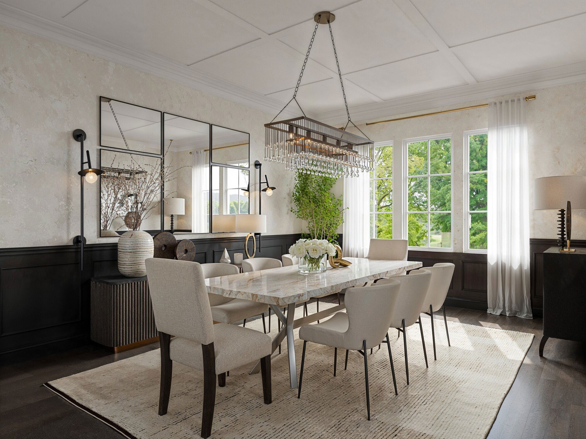 Online Designer Dining Room 3D Model 1
