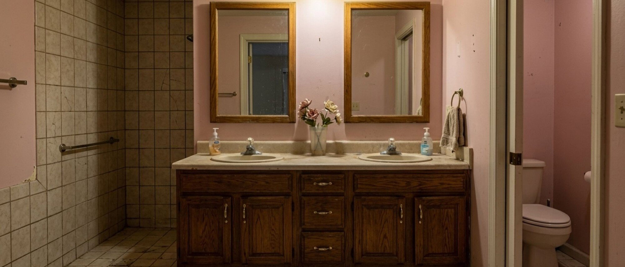 Modern Coastal Bathroom Retreat-Jane and Alek Before Photo