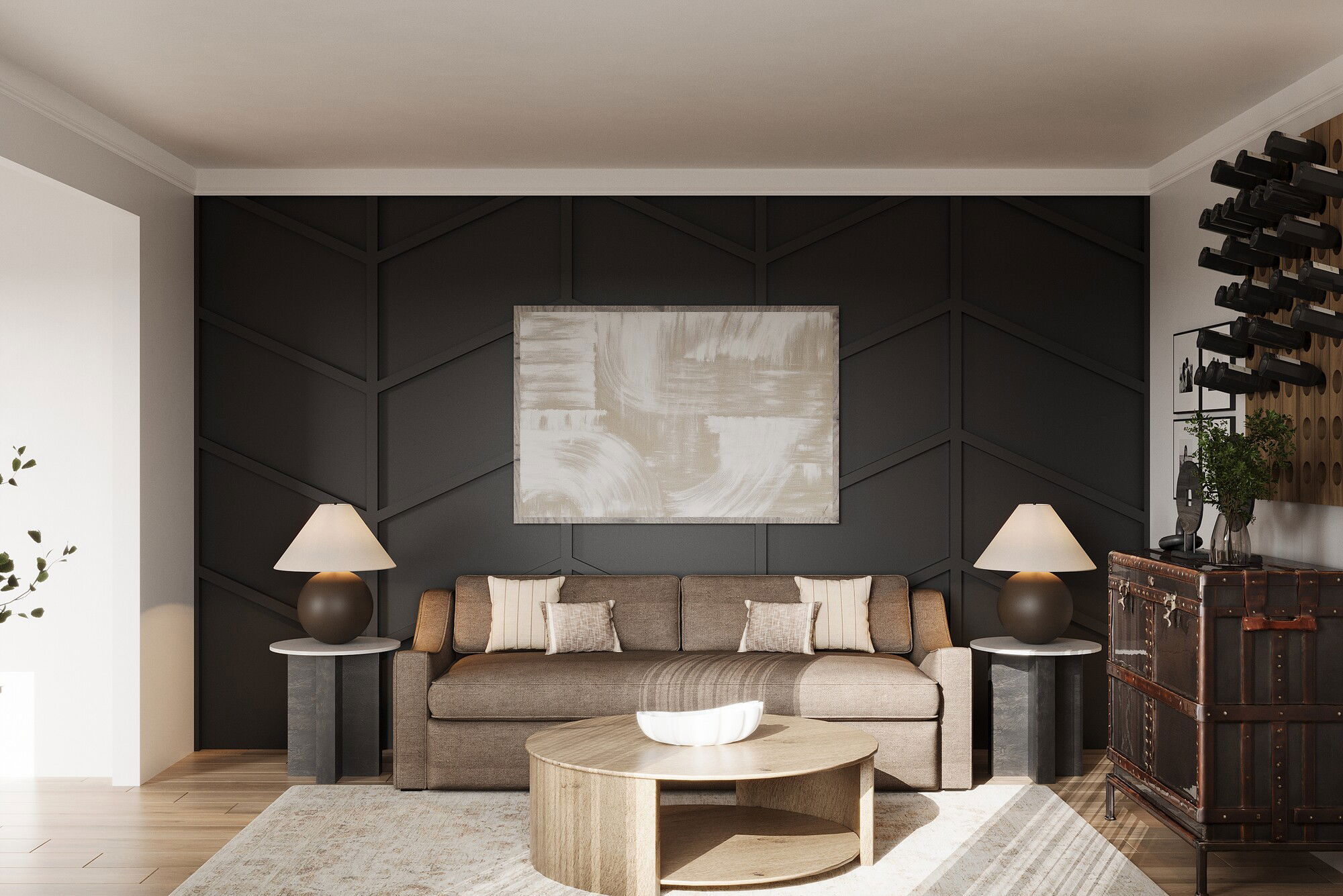 Online Designer Living Room 3D Model 1
