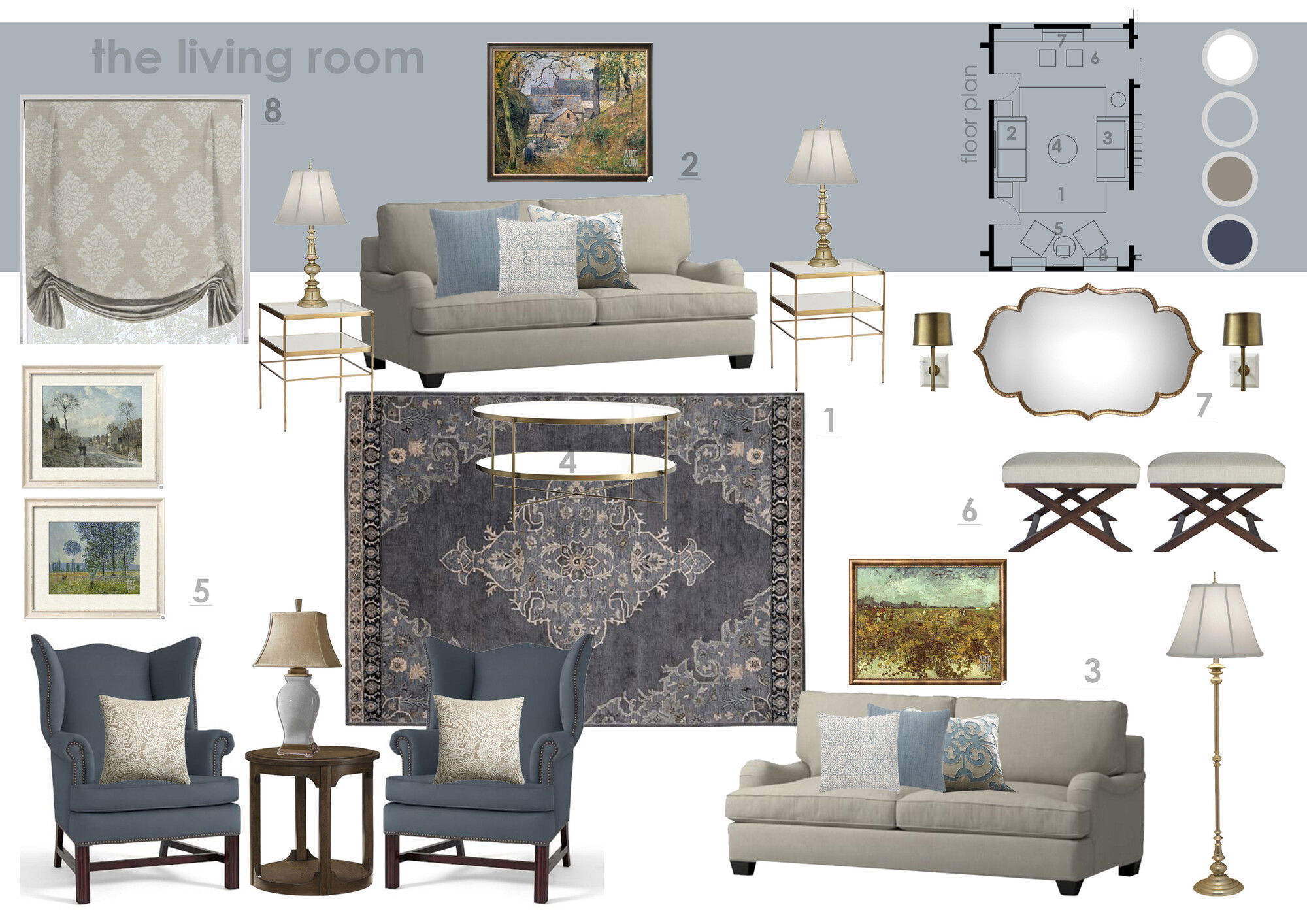 Online Designer Living Room Interior Design Ideas