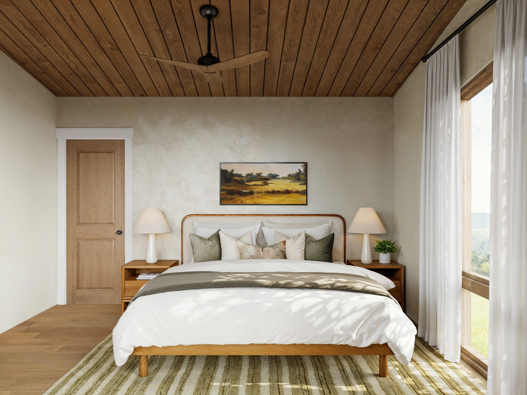 Online Designer Bedroom 3D Model 1