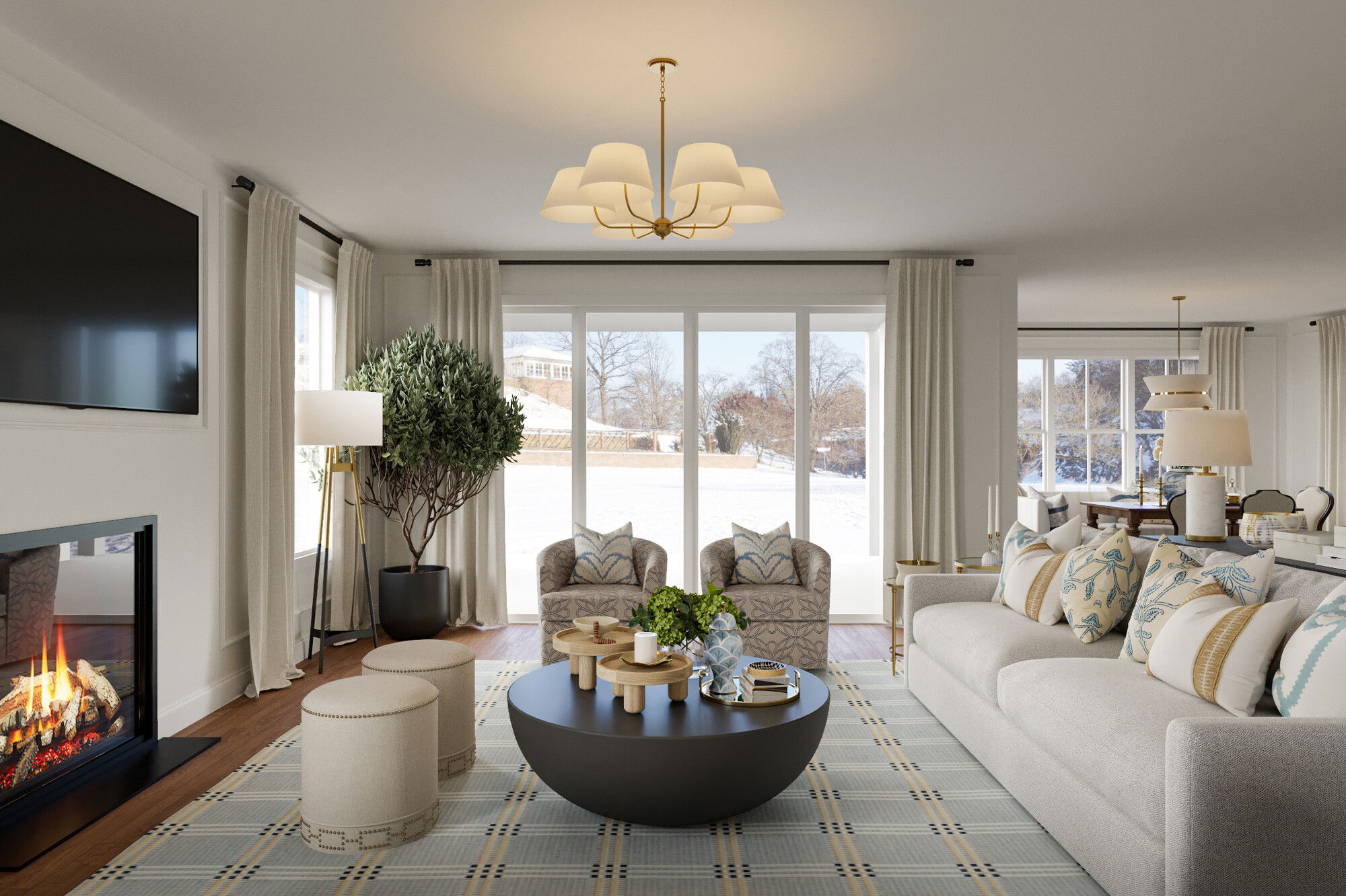 Online Designer Living Room 3D Model 1