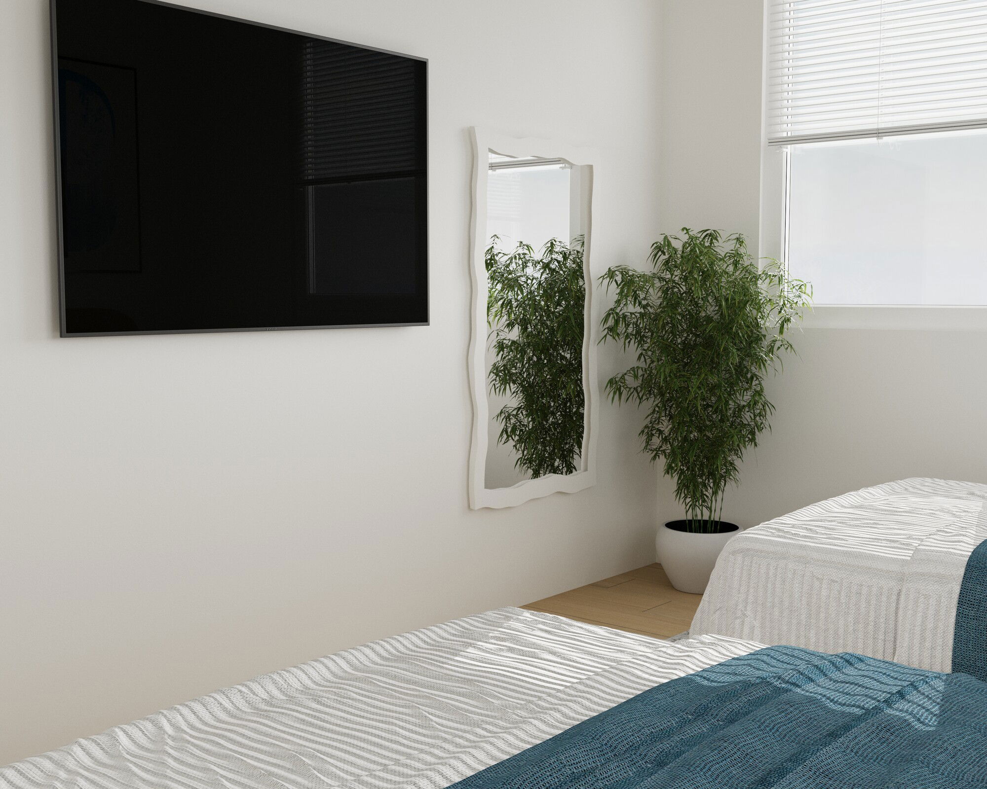 Online Designer Bedroom 3D Model 2