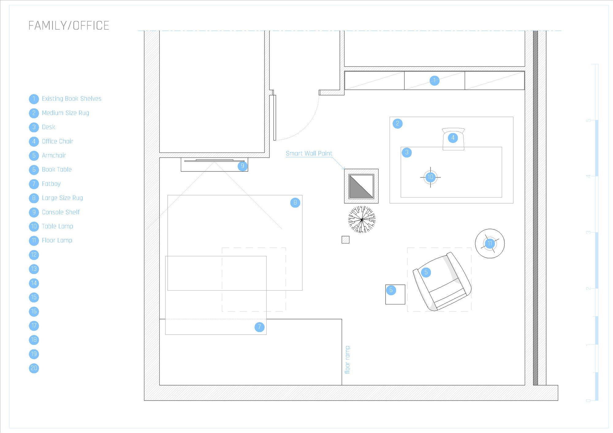 Plano de Sala-Comedor del Diseñador en Línea